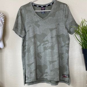 Tap out V neck Camo shirt